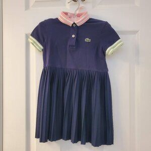 Lacoste navy polo dress